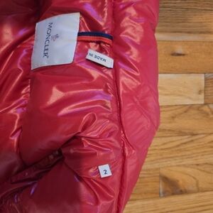 Moncler Red Puffer Jacket